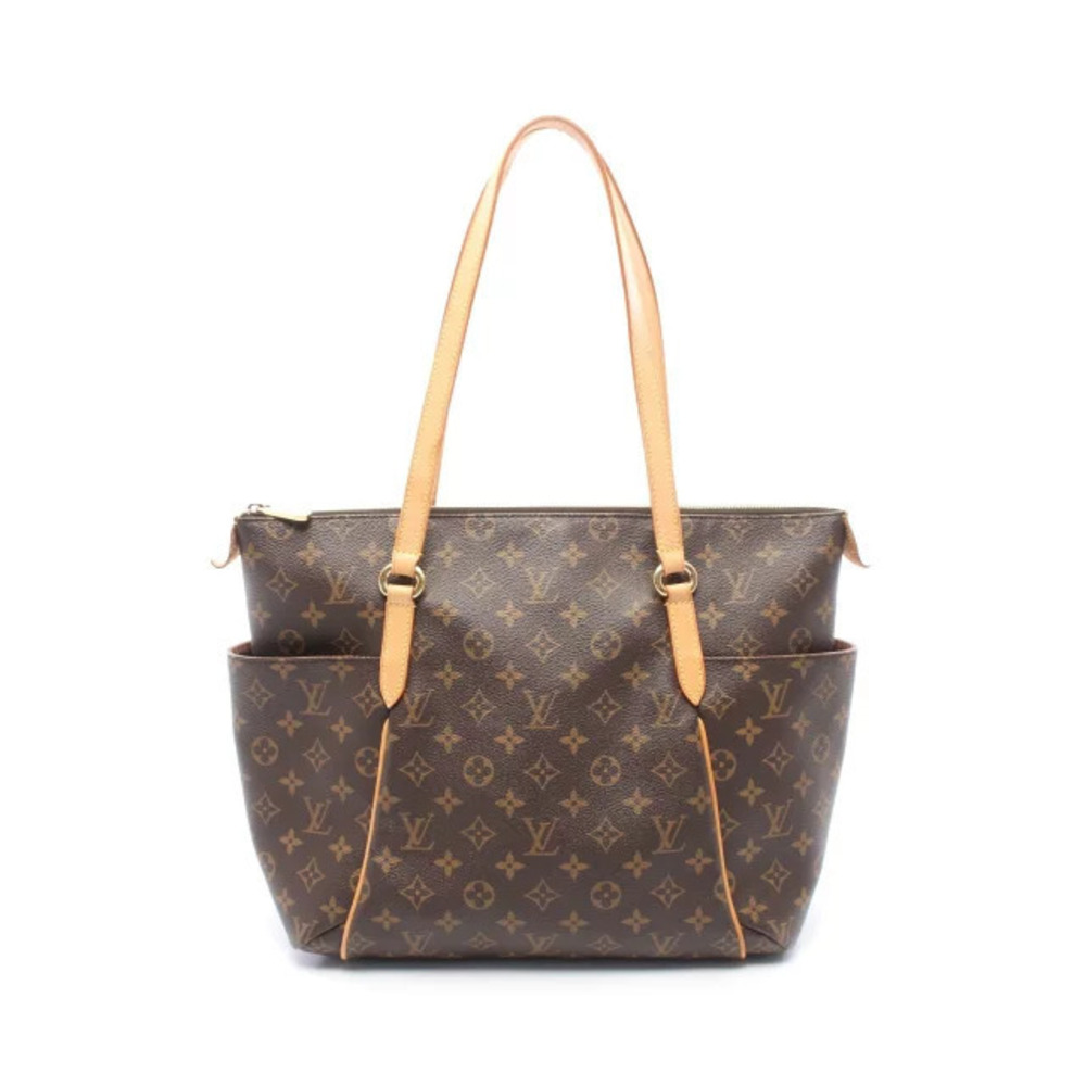 Louis Vuitton Totally Tote Bag Canvas Leather Monogram Brown